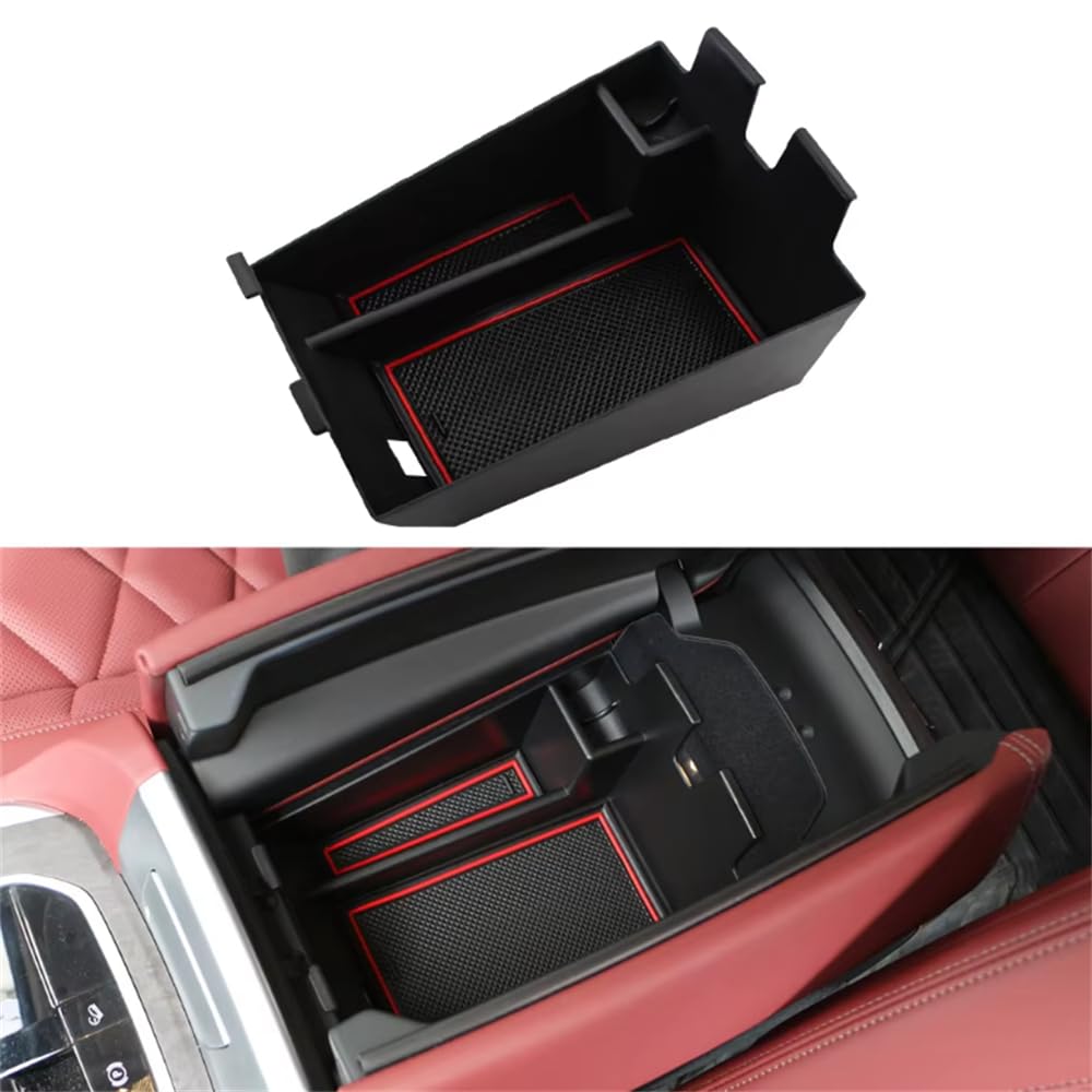 Konsolenablage für BMW X5 G05 X6 G06 X7 G07 2019 2020 2021, Mittelkonsole Organizer Tray, Armlehne Container Storage Box von SAMTN