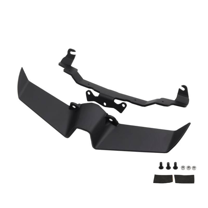 Motorrad Naked Front Spoiler für YAMMHHA MT-10 MT10 MT 10 SP 2022-, Winglet Flügel Kit Spoiler (schwarz) von SAMTN