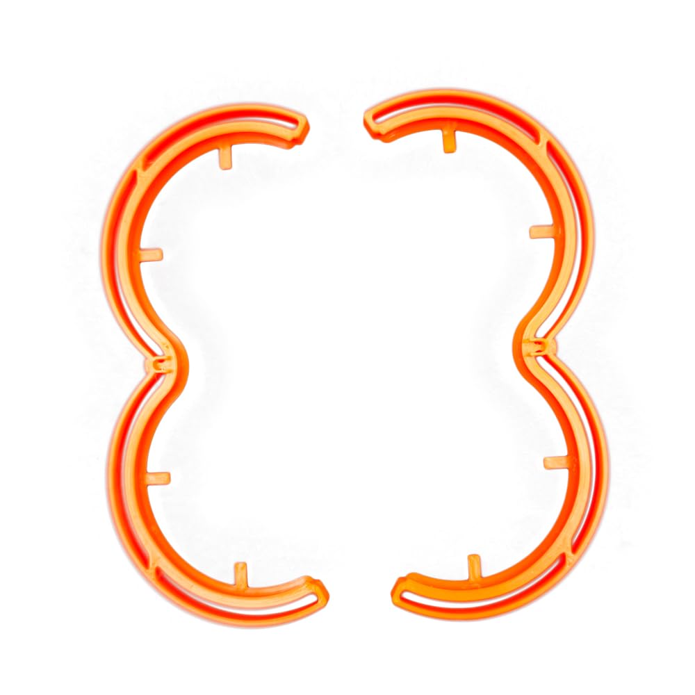 Propellerschutz für DJI Neo, Schutzring, Snap-on-Installation entworfen, Props Protector Anti-Collision Bumper schützendes Zubehör (orange) von SAMTN