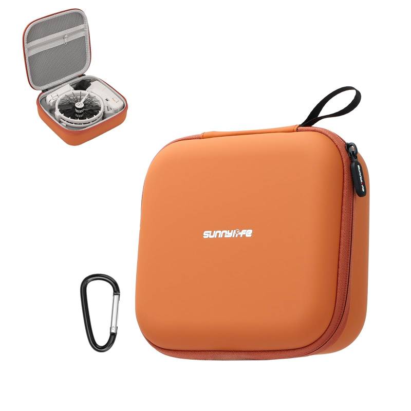 Tragetasche für DJI Flip, Aufbewahrungstasche Drohnenkoffer Hartschale, Schutzhülle, Reisetasche (Orange) von SAMTN