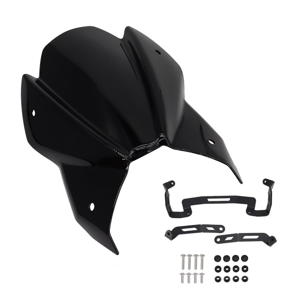 Windschutzscheibe für SUZUKI GSX-S950 GSX-S1000 GSX-S 950 GSXS 1000 2021 2022 2023 Zubehör, Frontscheibe Windschutzscheibe WindScreen (Schwarz) von SAMTN