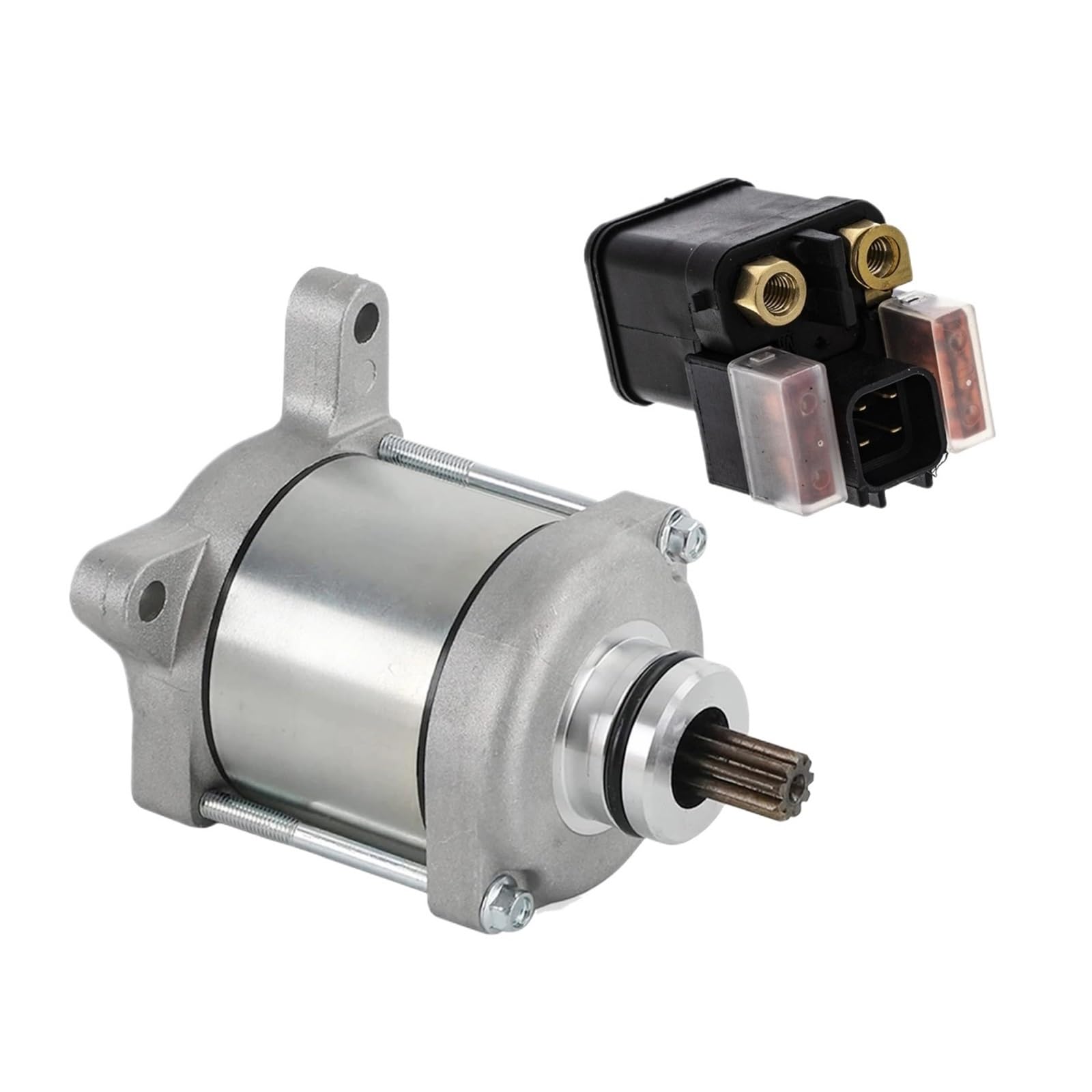 Anlasser Starter Für CRF450R CRF450RX 2019-2023 Motos Motor Teile 31200-MKE-A71 35851-MKE-A11 Motorrad Starter Motor Und Magnet Relais Anlasser Für Auto von SAMWDK