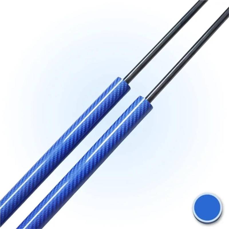 Gasfeder 2 Carbon-Faser-Stammstreben 596.5 Mm Heckklappe Boot Lift Unterstützung Gasfeder Schock Für Civic FK Fließheck 2012 2013 2014 2015 Heckklappendämpfer(Blue Carbon Fiber) von SAMWDK