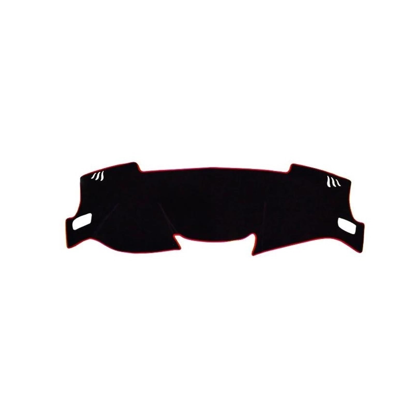 Armaturenbrett Teppich Armaturenbrett Abdeckung Auto Armaturenbrett Abdeckung Dash Matte Instrument Schreibtisch Non-slip Pad LHD/RHD Für Nissan Für Qashqai J11 2014-2020(A LHD Red Side) von SANCAK