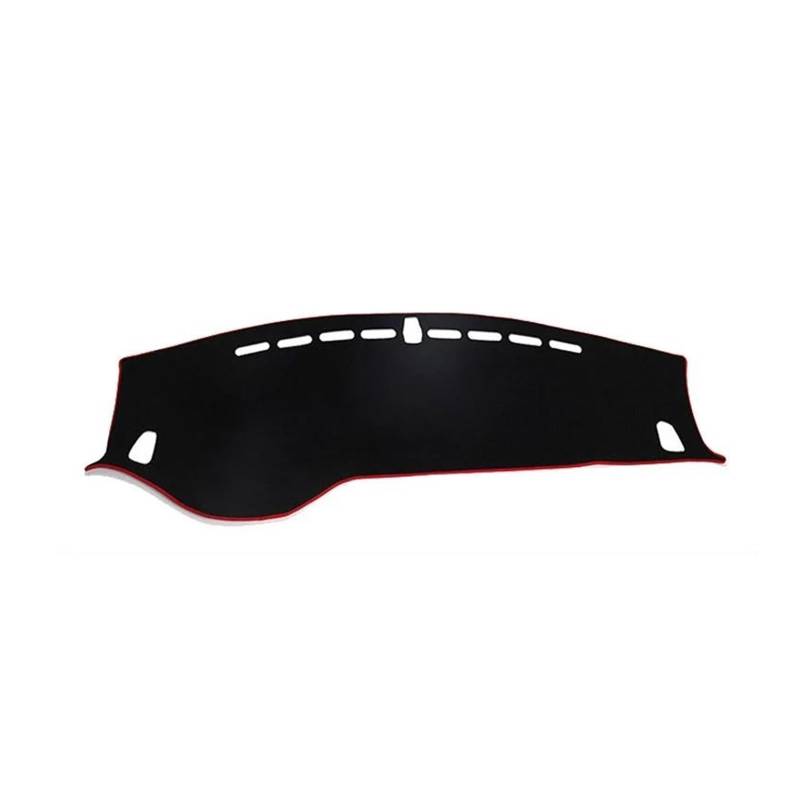 Armaturenbrett Teppich Armaturenbrett Abdeckung Auto Dashboard Abdeckung Vermeiden Licht Pad Instrument Panel Matte Teppiche Für Hyundai Für Tucson TL 2015 2016 2017 2018 2019 2020(2019-2020 Red Side) von SANCAK