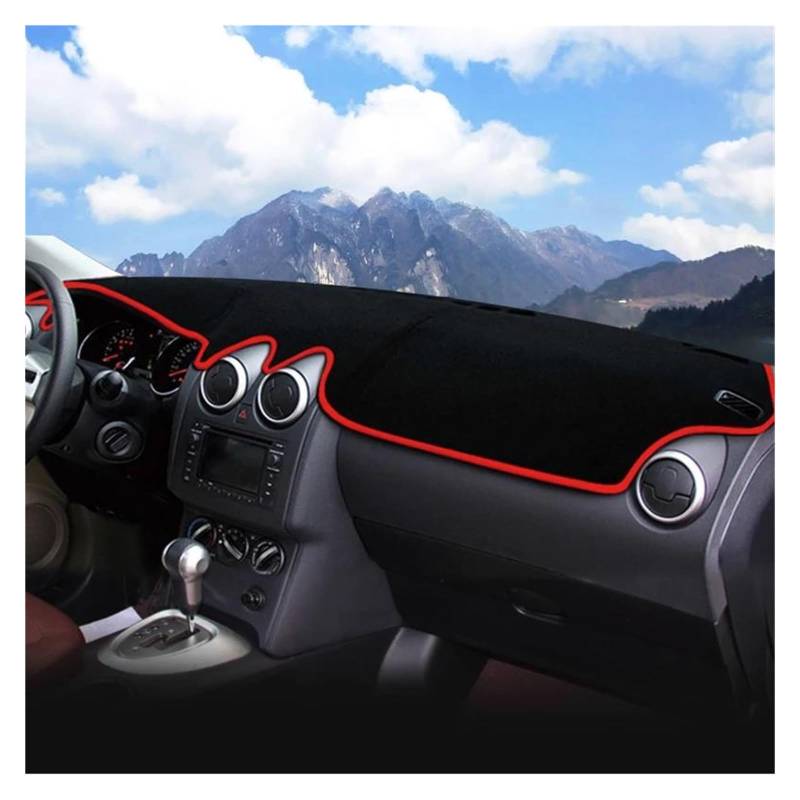 Armaturenbrett Teppich Armaturenbrett Abdeckung Für Nissan Für Qashqai J10 2008 2009 2010 2011 2012 2013 Auto Dashboard Sonnenschutz Abdeckung Instrument Schreibtisch Teppiche(No Display Red) von SANCAK