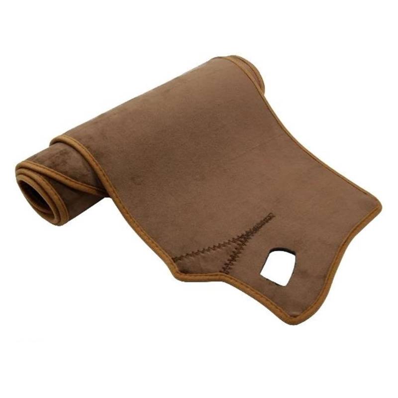 Armaturenbrett Teppich Armaturenbrett Abdeckung Für Toyota Für Corolla Für Blade Für Fielder E140 E150 2007~2013 Anti-Slip Matte Dashboard Abdeckung Pad Sonnenschirm Dashmat Teppich(B All Brown,Lhd) von SANCAK