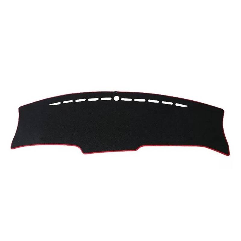 Armaturenbrett Teppich Armaturenbrett Abdeckung LHD/RHD Für Hyundai Für Tucson NX4 2021 2022 2023 2024 Auto Dashboard Abdeckung Dash Matte Sonnenschutz Instrument Schreibtisch Nicht-slip Pad(RHD Red S von SANCAK