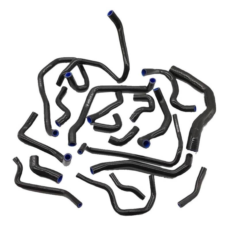 Auto Lufteinlass Silikon-Kühlerschlauch-Set Für VW Für GOLF MK7 Für GTI (19-teilig) Ansaugschlauch von SANCAK