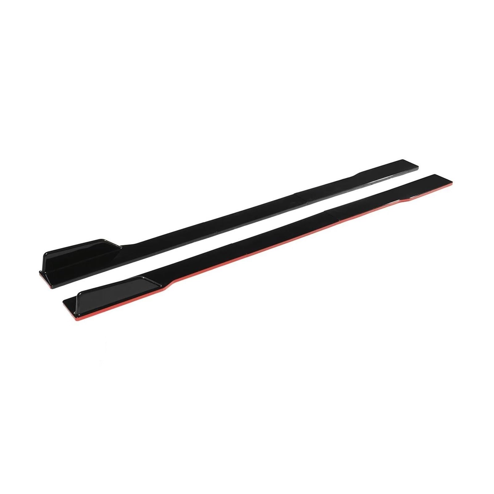 Auto Seitenschürze 2 M Seitenschweller Rocker Splitter Diffusor Winglet Wings Universal Für WRX Für STI Für Impreza Für BRZ Für Legacy Für Outback Auto Seitenschweller(Rot) von SANCAK