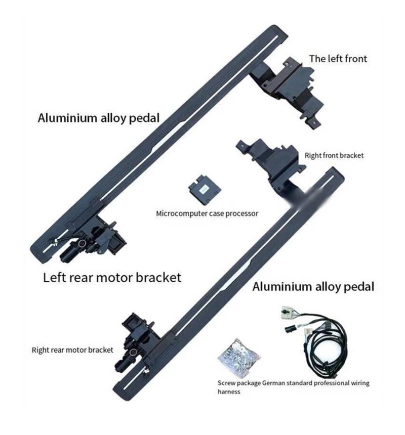 Auto Seitenschürze 2Pcs Ausfahrbare Elektrische Retractabe Trittbretter Power Seite Schritt Für Nissan Für Rogue Für X-Trail T33 2021-2023 Auto Seite Röcke Auto Seitenschweller von SANCAK