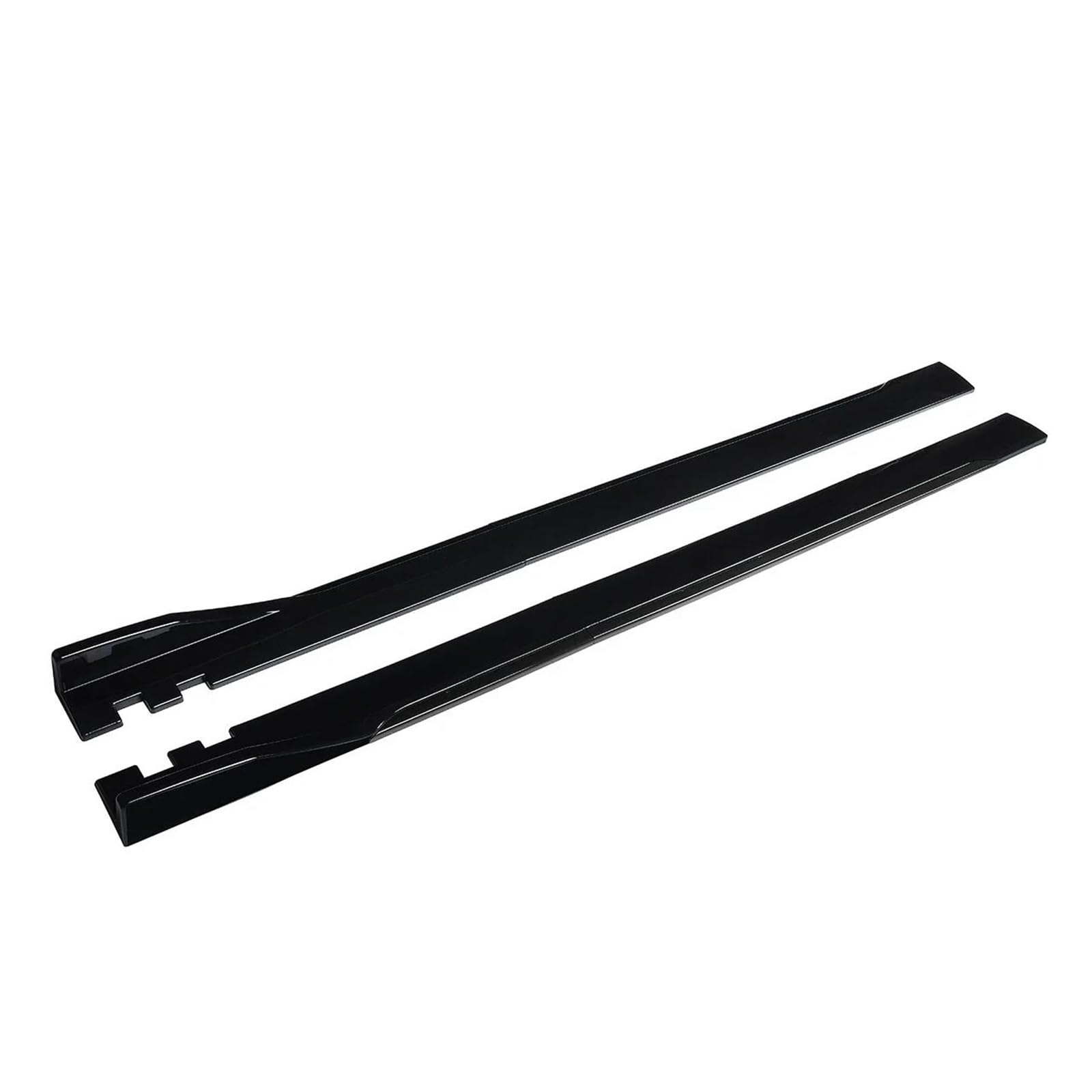 Auto Seitenschürze 2m Für Skoda Für Karoq Auto Seite Rock Extensions Seite Röcke Winglet Splitter Lip Auto Seite Rock Splitter Auto Seitenschweller(Schwarz) von SANCAK