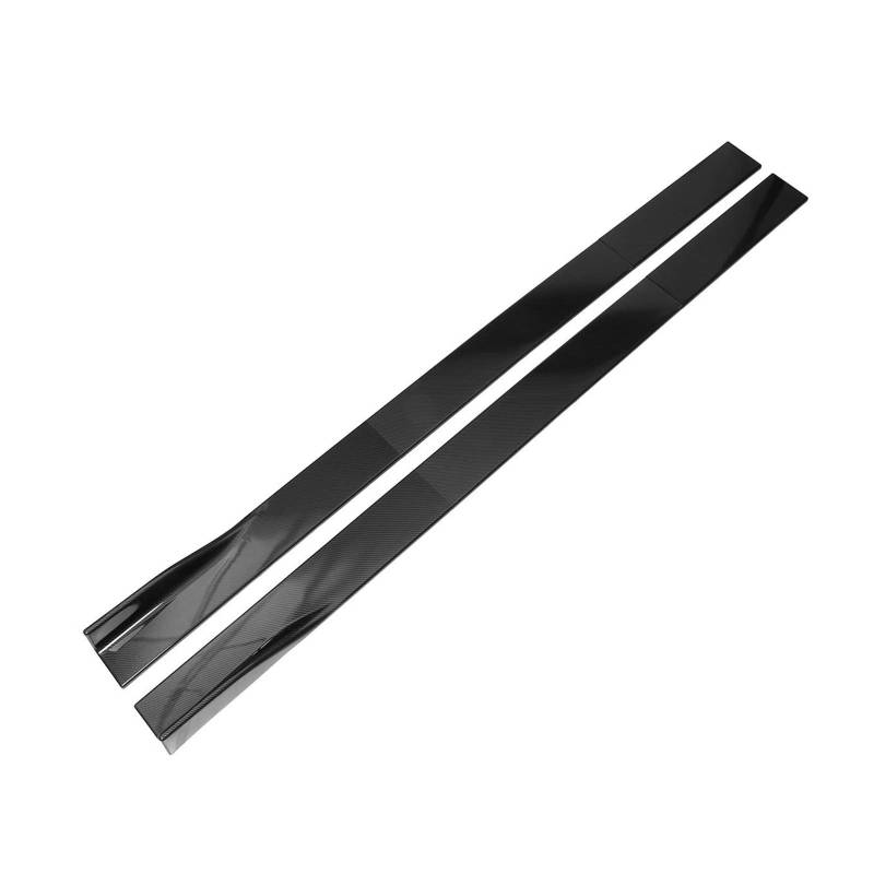 Auto Seitenschürze 6PCS 2m/2,2m Universal Side Rock Extensions Auto Seite Röcke Winglet Splitter Lip Für Corolla Für Camry Für Sienna 86 Für Scion Auto Seitenschweller(2.2m Carbon) von SANCAK