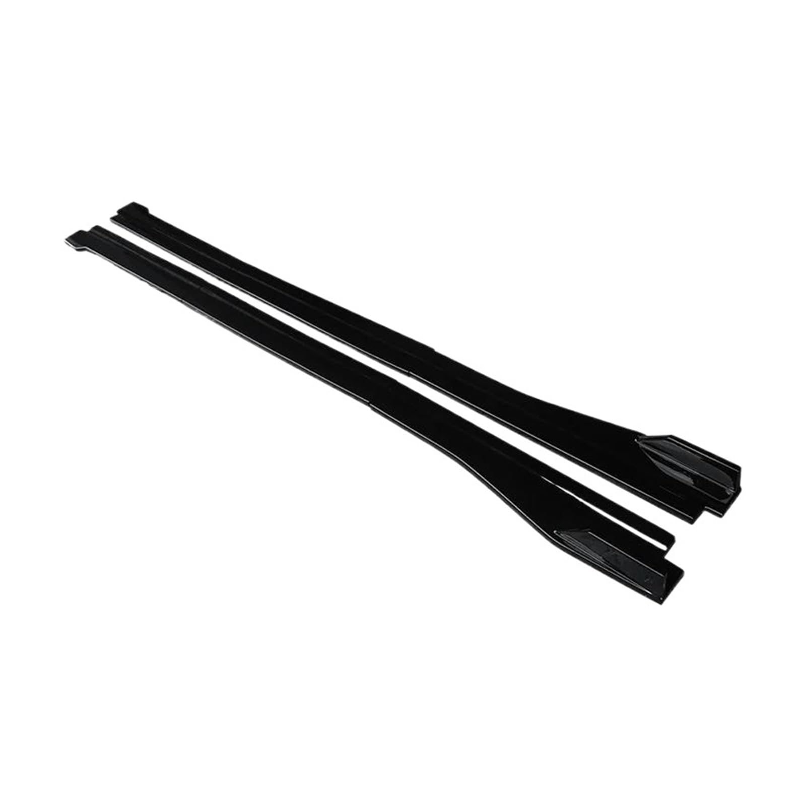 Auto Seitenschürze Für RS7 2014 2015 2016 Auto Seite Rock Verlängerung Auto Hinten Stoßstange Streifen Lip ABS Spoiler Diffusor Anti Scratch Schutz Auto Seitenschweller(Gloss Black) von SANCAK