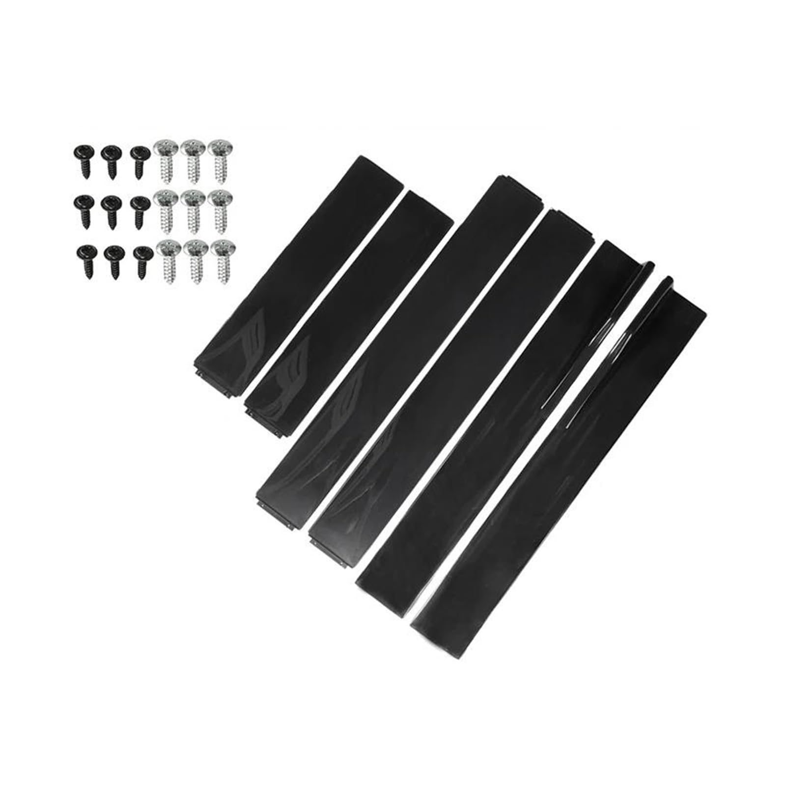 Auto Seitenschürze Universelle Auto Seitenschweller Erweiterung Für A3 A4 A5 A6 A7 A8 Q3 Q5 Q7 RS5 RS6 RS7 S3 S4 TT Rocker Panels Lip Bumper Modifikation Auto Seitenschweller(2.2m Bright Black) von SANCAK