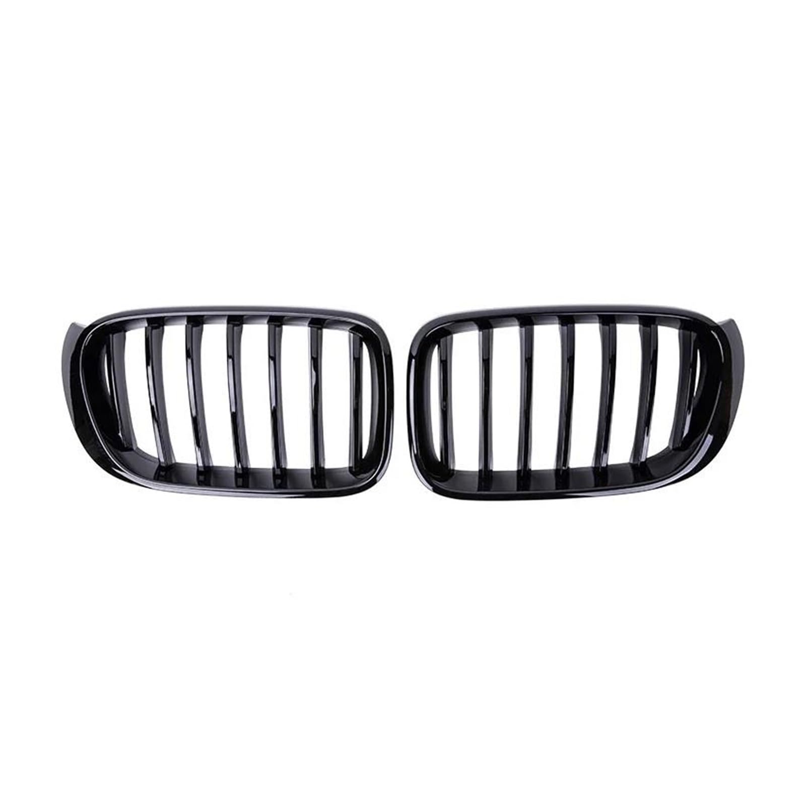 Frontgrill Auto Frontstoßstangengrill Nieren-Renngrill Für X3 X4 F25 F26 2014-2017 Glänzend Schwarz Einzellinie Lamellengitter Zubehör Kühler von SANCAK