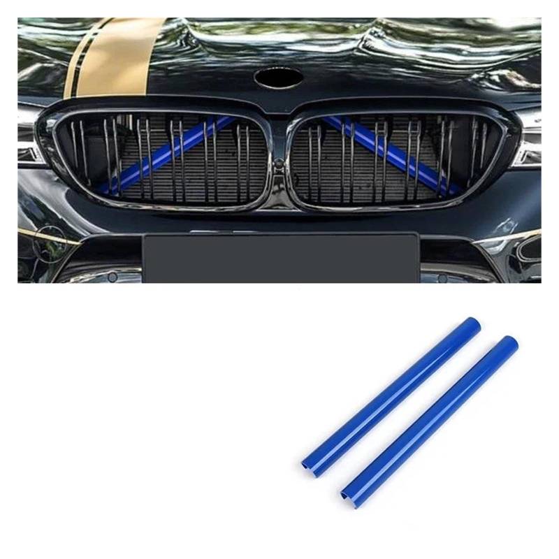 Frontgrill Auto Sport Styling Dekoration Zubehör Auto Kühlergrill Zierleisten Für F30 F31 F32 F33 F34 F36 F20 F21 F22 F23 G29 Kühler(Blau) von SANCAK