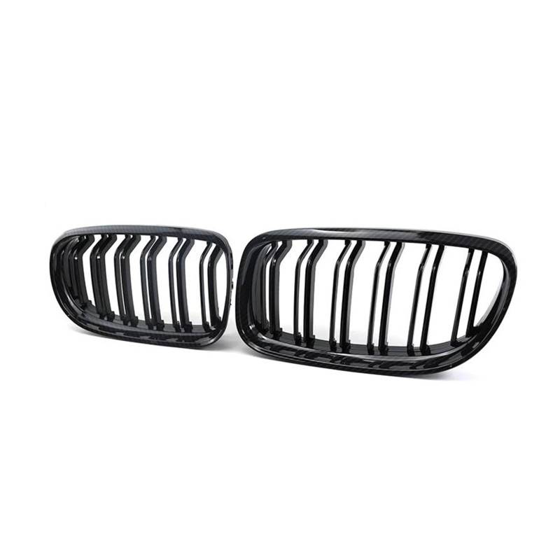 Frontgrill Auto-Styling-Look Auto-Kühlergrill Grill Frontniere Glänzend 2-zeilig Doppellamelle Für 3er E90 E91 2009 2010 2011 2012 Kühler(Gloss Black) von SANCAK