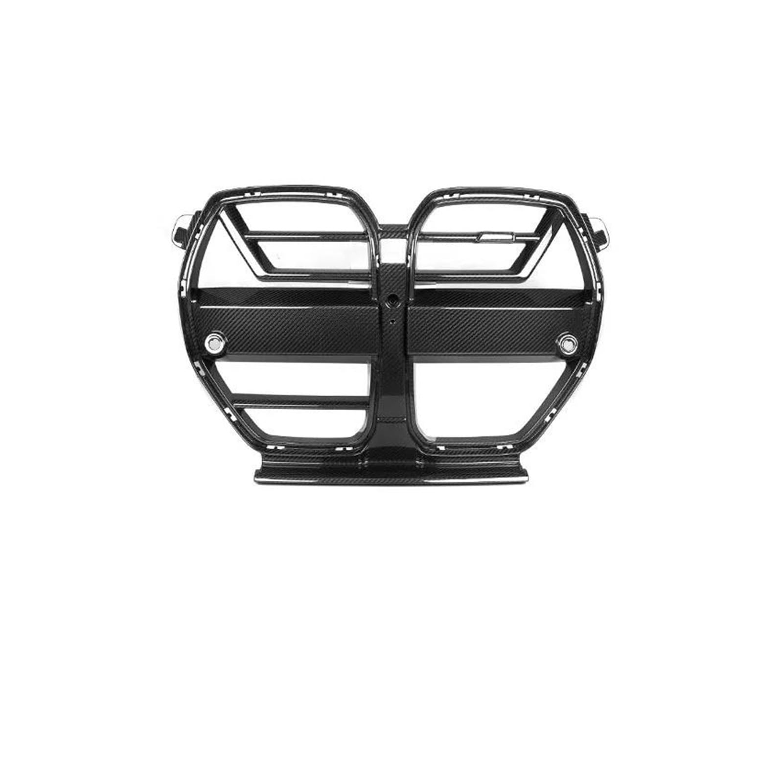 Frontgrill Auto Vorderen Stoßfänger Nierengrill Für 3 Serie G80 M3 4 Serie G82 G83 M4 2021-2023 Real Carbon Fiber Grill Auto Racing Grid Kühler(SQ-A Style1) von SANCAK