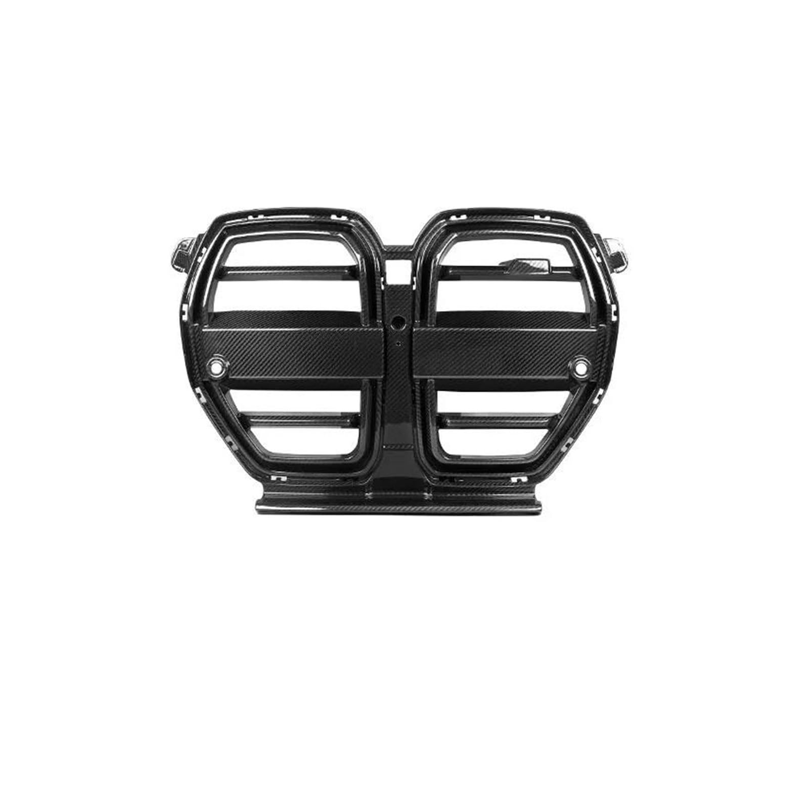 Frontgrill Auto Vorderen Stoßfänger Nierengrill Real Carbon Fiber Grill Auto Racing Grid Für 3 Serie G80 M3 4 Serie G82 G83 M4 2021 2022 2023 Kühler(SQ-V Style2) von SANCAK