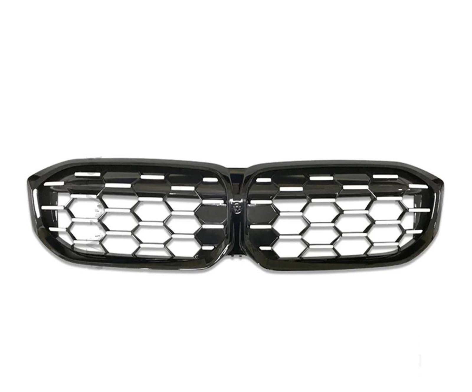 Frontgrill Für 3er G20 G21 LCI 2023 330i 320d M340i Frontniere Doppellamellen Diamantgrill Grill Mitte Gitter Mesh Tuningteil Kühler(Diamond Silvery) von SANCAK