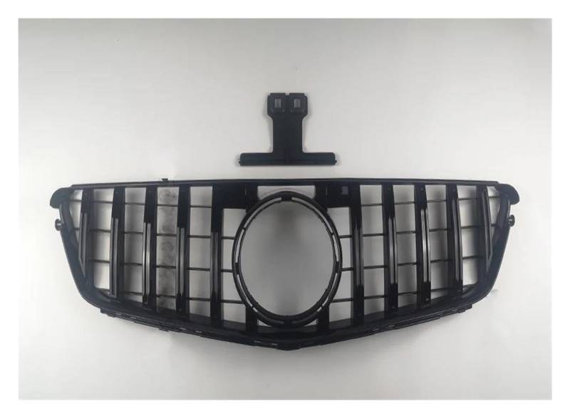 Frontgrill Für Benz C W204 2007-2014 C43 C180 C250 C300 C200 C350 Für AMG GT Diamond Style Fronteinlassgitter Stoßstangengrill Zubehör Kühler(G Glossy Black) von SANCAK