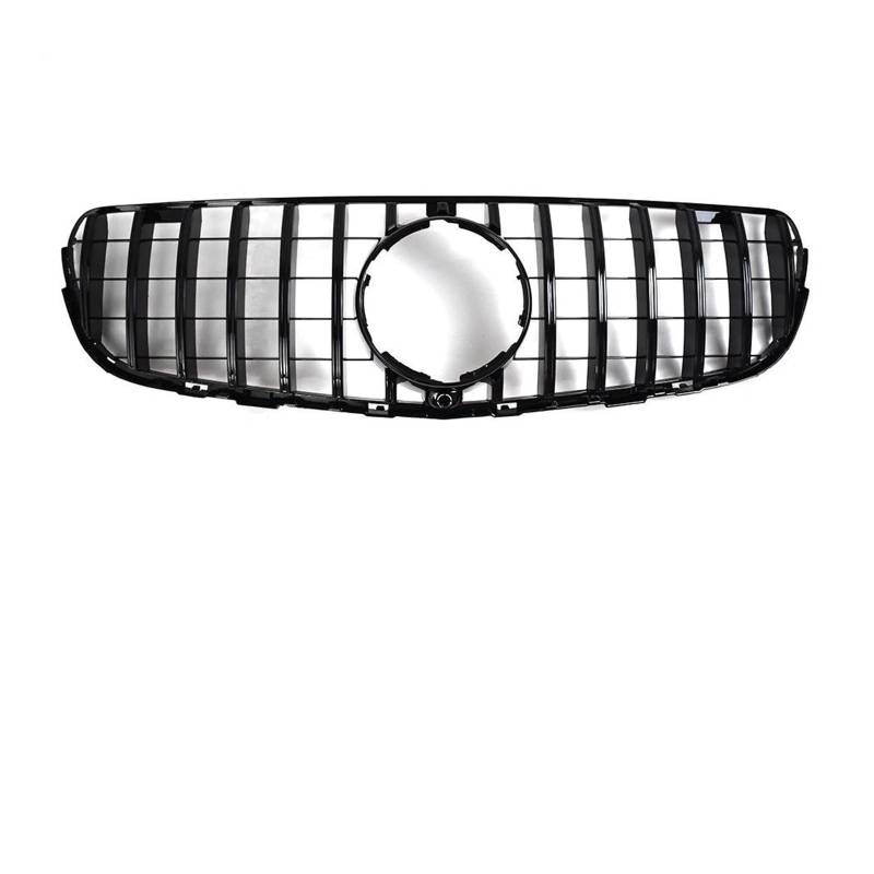 Frontgrill Für Benz Für GLC X253 2015-2018 Tuning Ersatzteil Diamant Für GT Stil Fronteinlass Mesh Stoßfänger Kühlergrill Gitter Grill Refit Kühler(G Black) von SANCAK