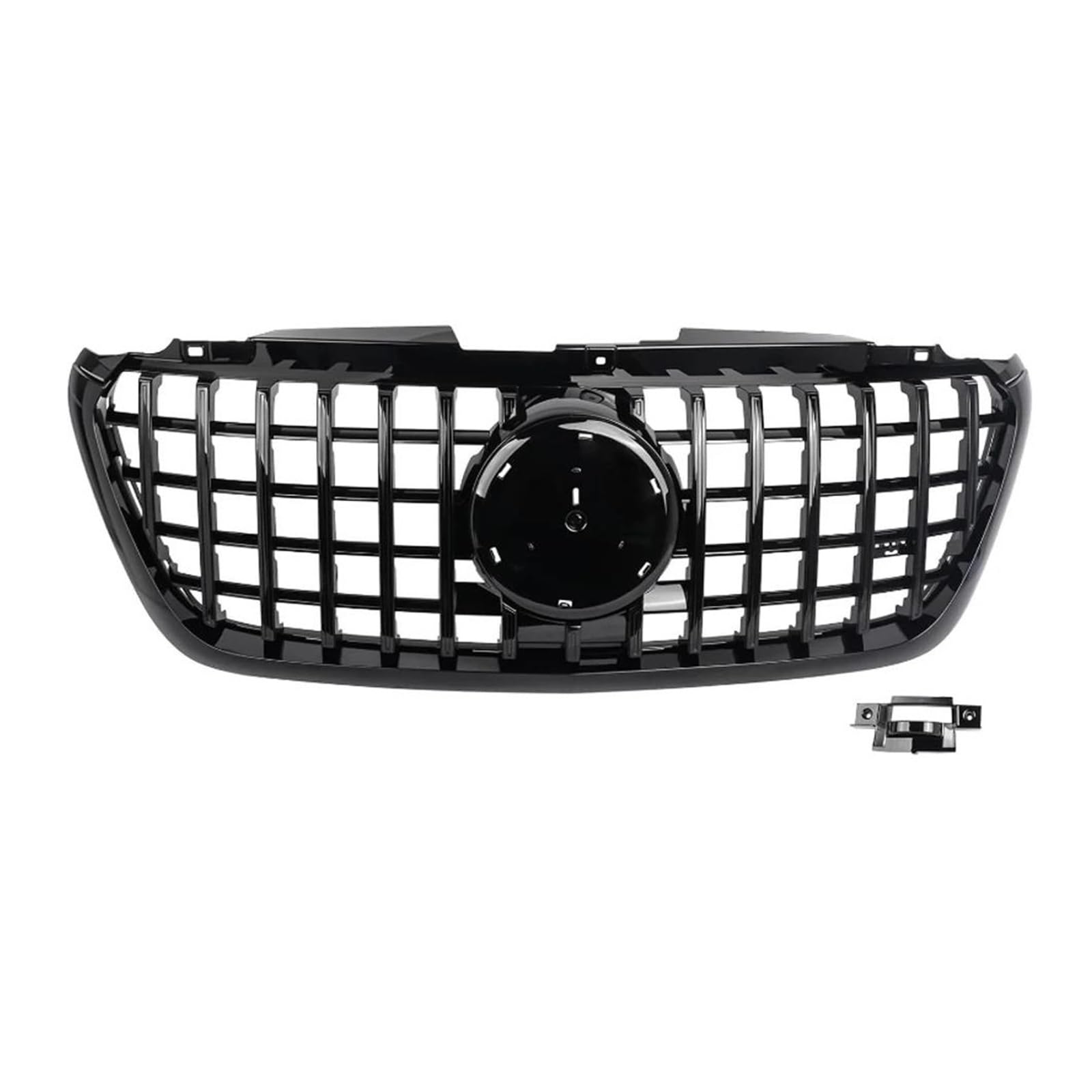 Frontgrill Für Benz Für Sprinter 2018+ W907 Für GTR Für Panamericana Stil W907 Kühlergrill Acc Elektrische Modell Grill Front Stoßstange Haube Gitter Kühler(Normal Black) von SANCAK