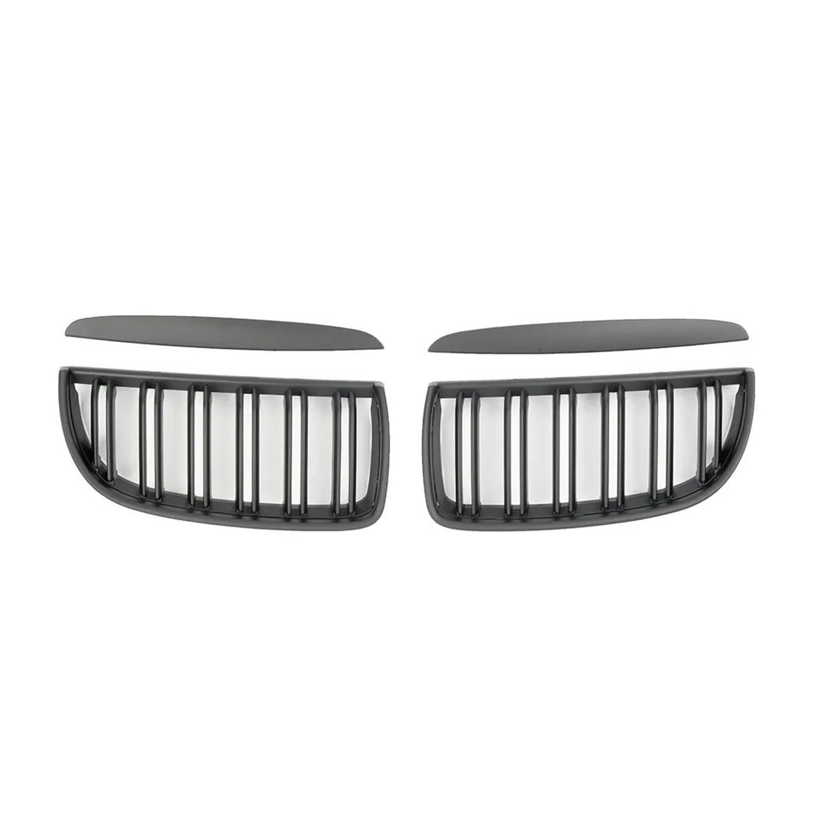 Frontgrill Für E90 E91 3er-Serie 323I 328I 335I 330I 325I 2005-2008 ABS Mattschwarzer Kühlergrill Racing Grill Glanzschwarz Auto-Frontstoßstangengitter Kühler(Matt-schwarz) von SANCAK