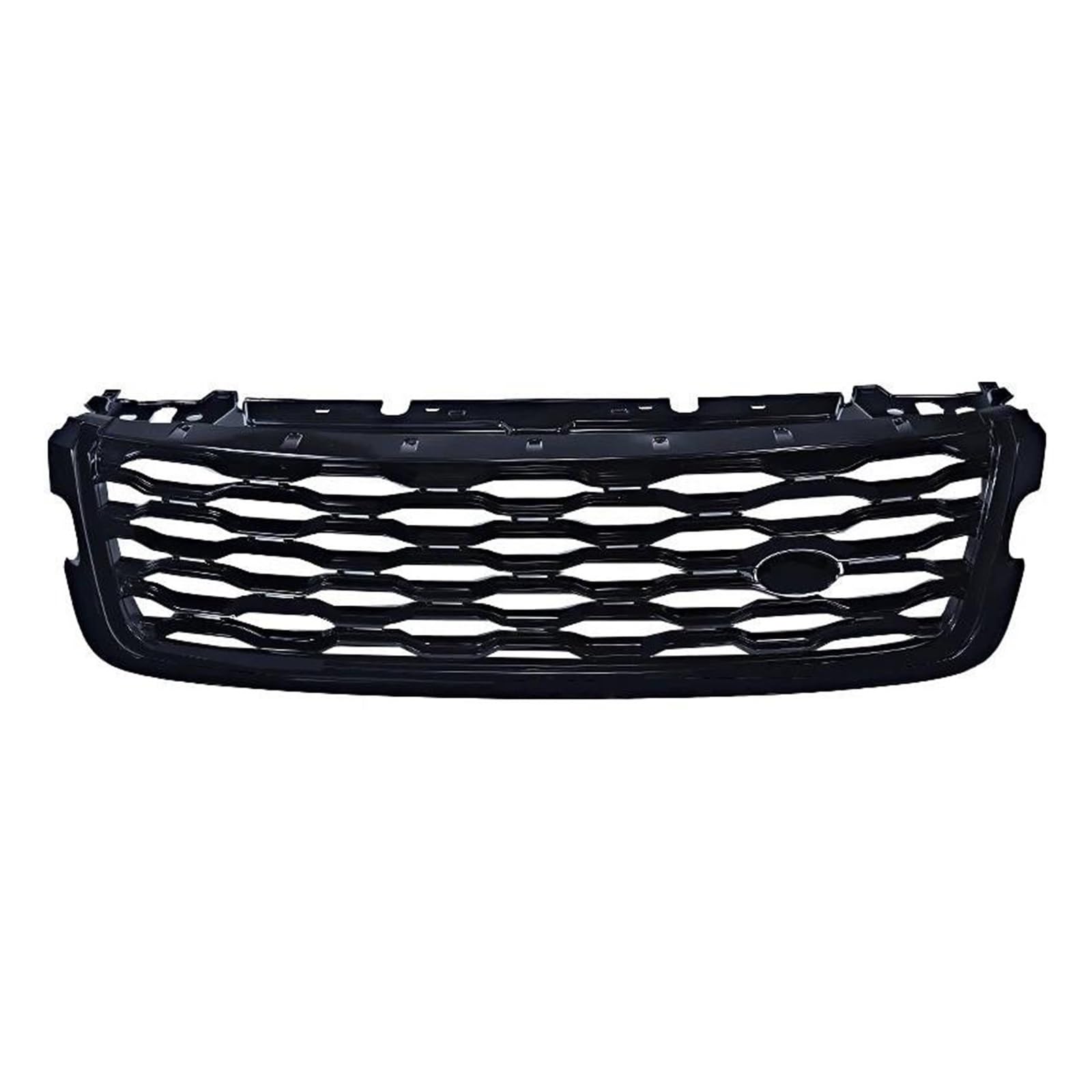 Frontgrill Für Land Für Rover Für Range Für Rover Für Velar 2017-2024 LR143275 LR092628 LR139319 Autozubehör Front Racing Grills Stoßstangengrill Kühler(SVA Black) von SANCAK