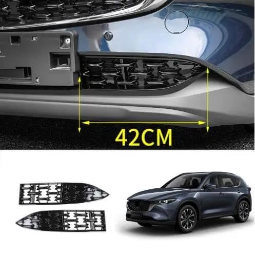 Frontgrill Für Mazda Für CX5 Für CX-5 2022 Auto Front Unteren Stoßfänger Grill Grille Form Abdeckung Vorne Unten Mittleren Netz Dekoration Kühler(42cm Length) von SANCAK