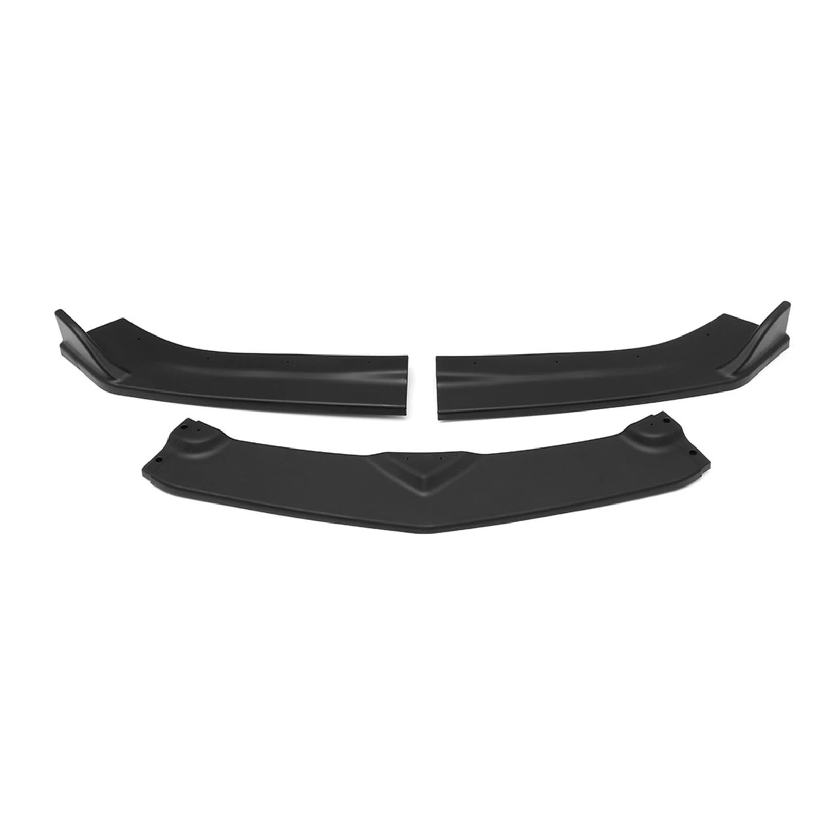 Frontlippe Auto-Frontspoilerlippe Splitter Diffusor Karosserie-Kit Schutzabdeckung Carbonfaser Stil A 3-teilig Für Chevy Für Camaro 2015–2018 Frontspoiler(Matt-schwarz) von SANCAK