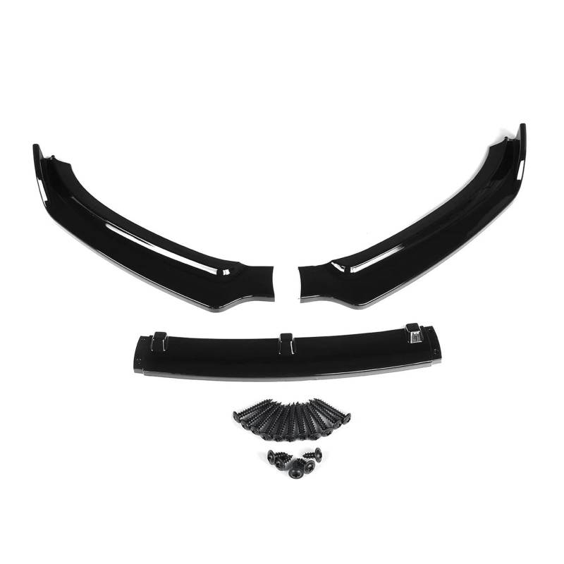 Frontlippe Autozubehör Frontspoilerlippe Seitensplitter Diffusorschutz Body Kit Glänzend Schwarz Für A4 B8.5 2013-2016 Frontspoiler von SANCAK