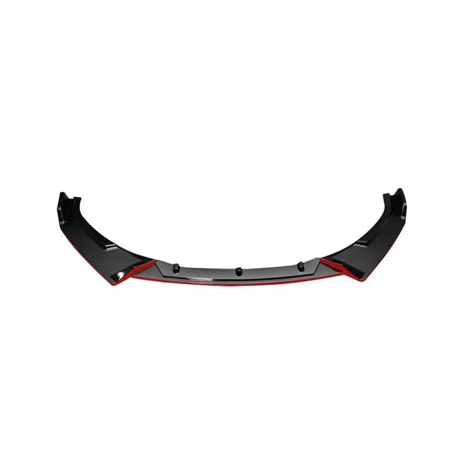 Frontlippe Frontschürze Spoiler Röcke Lippe Hinten Diffusor Körper Kit Nachrüstung Zubehör Splitter Für Geely Für Vorwort Für Xingrui 2021 2022 2023 Frontspoiler(Gloss Black - Red) von SANCAK