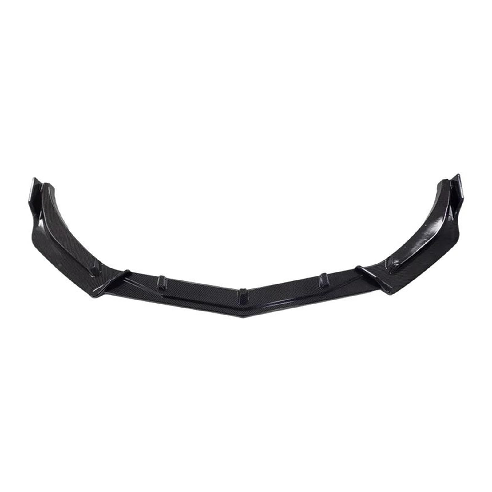 Frontlippe Frontstoßstange Lip Body Kit Spoiler Splitter Stoßstange Canard Lip Splitter Für Chevrolet Für Malibu XL 2016-2022 Jahre Frontspoiler(Carbon Look) von SANCAK