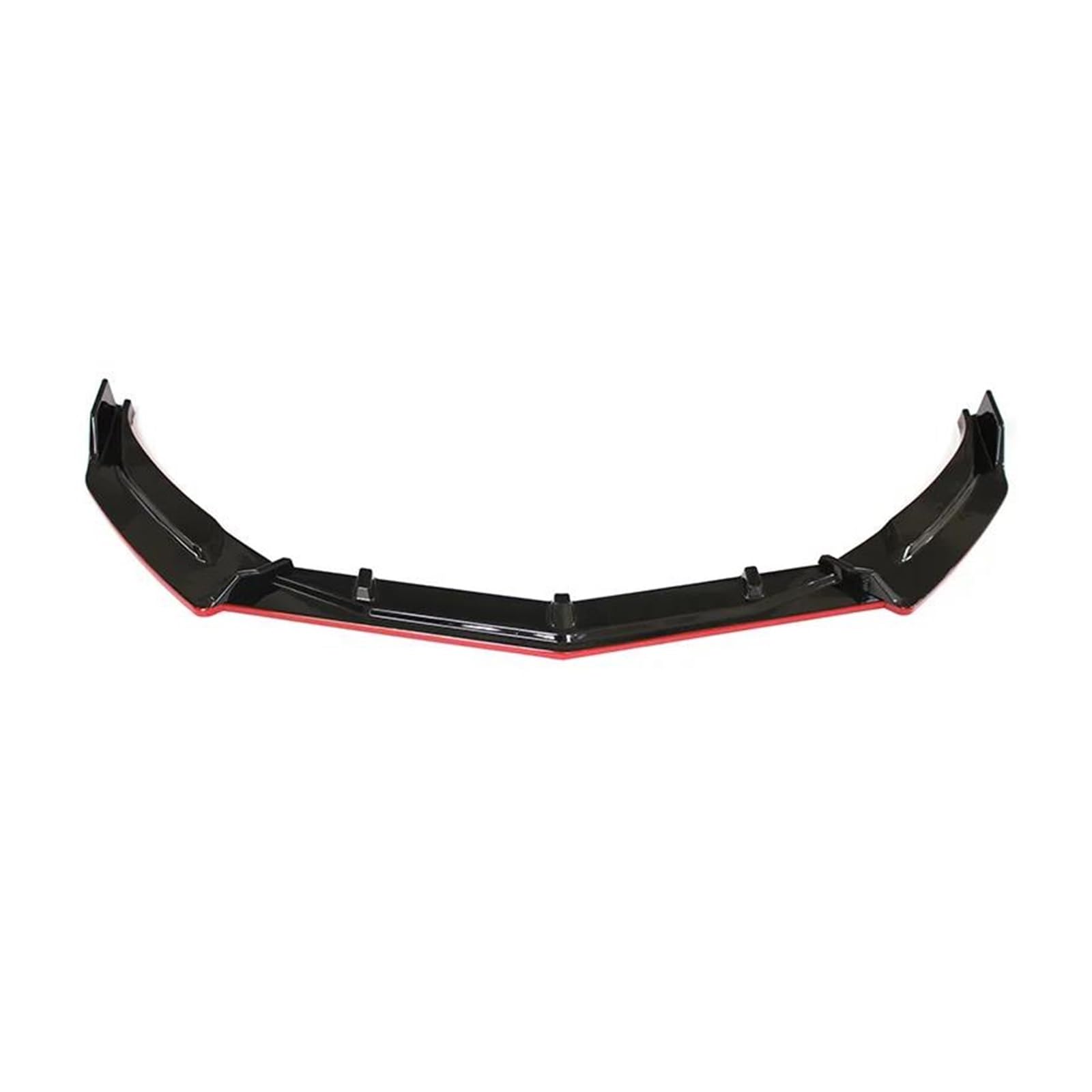 Frontlippe Frontstoßstange Lip Body Kit Spoiler Splitter Stoßstange Canard Lip Splitter Für Chevrolet Für Malibu XL 2016-2022 Jahre Frontspoiler(Red and Black) von SANCAK