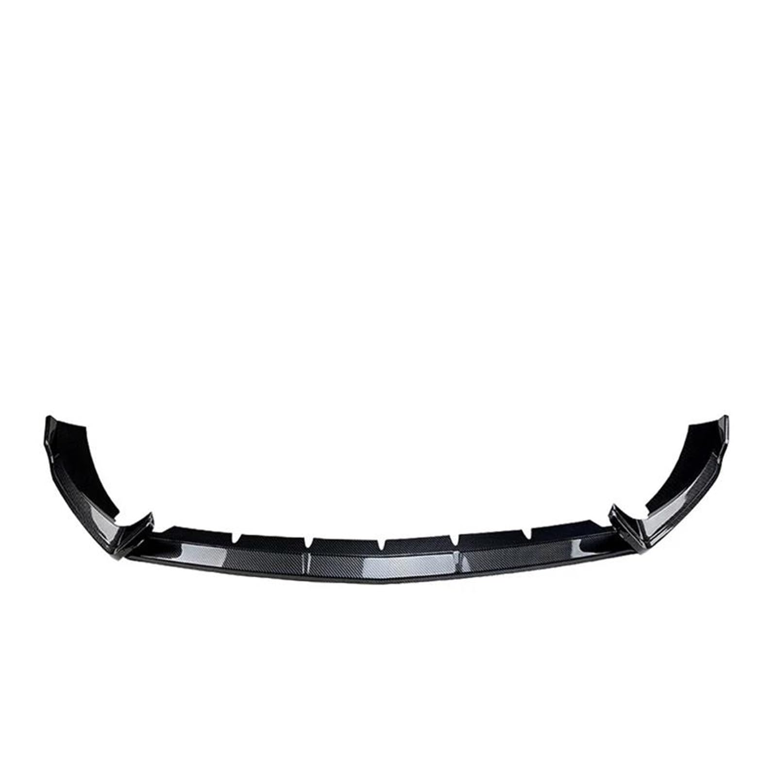 Frontlippe Für Benz Für E-Klasse W213 2021+ E260 E300 Für AMG Autozubehör Frontstoßstange Unterlippe Spoiler Splitter Kit Guards Protector Frontspoiler(Kohlefaser-Optik) von SANCAK