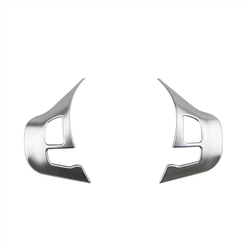 Interieurleisten Für Peugeot 208 Für GTI 2008 308 2014 2015 2016 2017 Auto Chrom Lenkrad Dekoration Trim Abdeckung Aufkleber Interieur Zubehör(Matte 2 pcs) von SANCAK