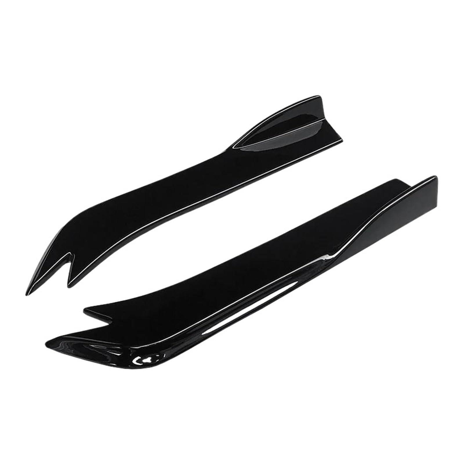 Seitenschweller Auto Heckspoilerlippe Diffusor Splitter Spoiler Kratzschutz Schwarz Heckspoilerlippe Wickelwinkel Splitter Für Mazda 6 Für Atenza 2014-2019 Diffusor(Gloss Black) von SANCAK