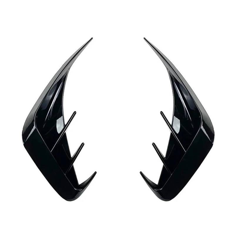 Seitenschweller Auto Hintere Stoßstange Lip Spoiler Air Vent Outlet Abdeckung Trim Für 3 Serie G20 Sport 320e 330e 318i 320i 325i 330i 340i 2019-2022 Diffusor(Glossy Black) von SANCAK