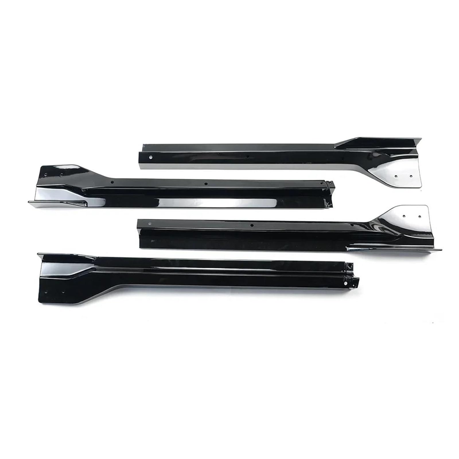 Seitenschweller Auto-Seitenschweller-Verlängerung Splitter Lippenspoiler Für Jeep Für Grand Für Cherokee Für SRT/für SRT8/Wk2 2012–2021 Diffusor-Zubehör Diffusor(Glossy Black) von SANCAK