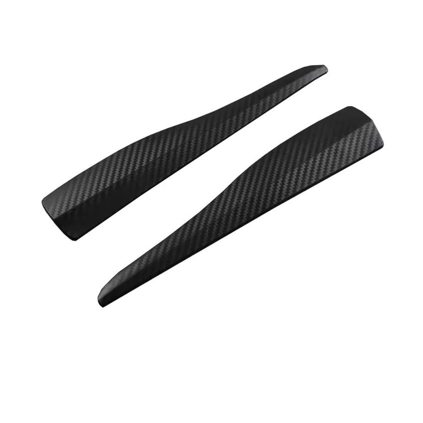 Seitenschweller Auto Zubehör Universal Vorne Hinten Stoßstange Ecke Protector Schutz Auto Anti-kollision Schutz Dekoration Streifen Diffusor(Carbon 28x5cm) von SANCAK