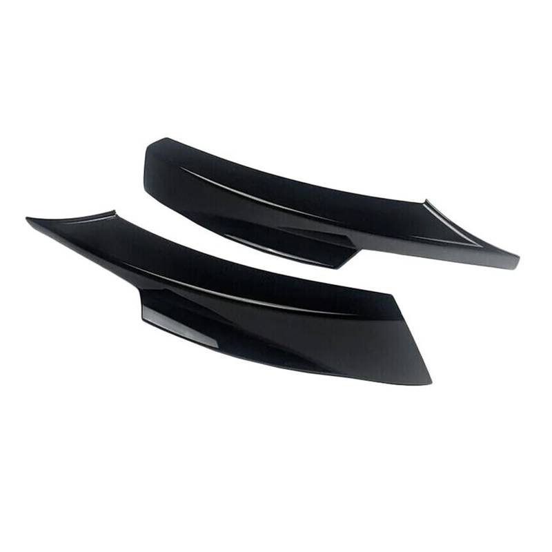 Seitenschweller Für 3 Serie E90 320i 330i Tech LCI 2009 2010 2011 2012 Nebelscheinwerferabdeckung Trim Front Canards Splitter Zubehör Diffusor(Schwarz) von SANCAK