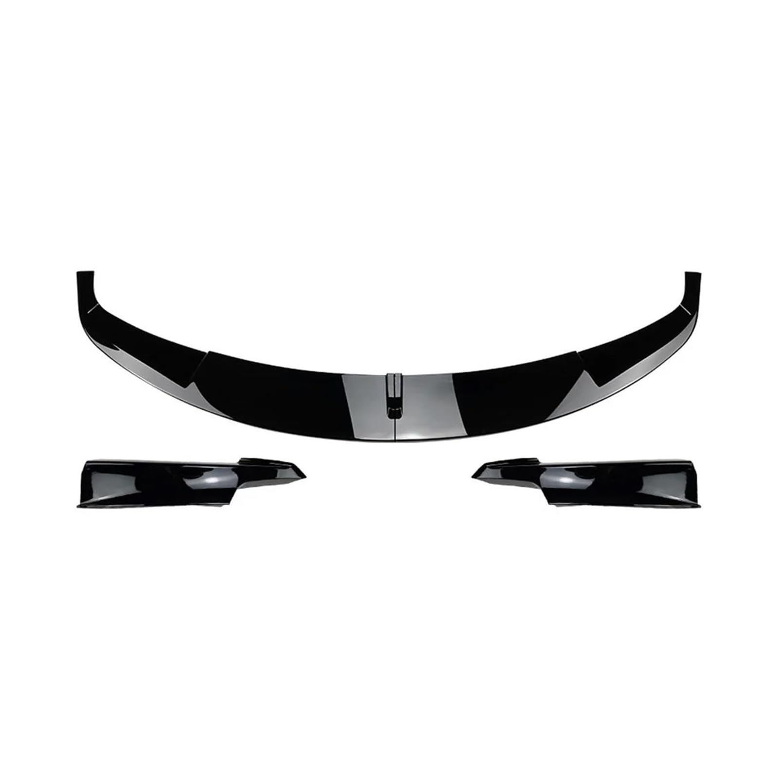 Spoiler Lippe Für F30 F31 2012 2013 2014-2018 Auto Frontschürze Lip Spoiler Glänzend Schwarz Oder Carbon Look Körper Kit Frontspoiler(Glossy Black) von SANDNE