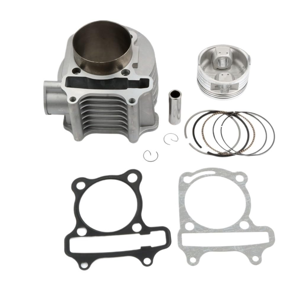 63mm 200cc Big Bore Zylinder Kit for BT125T GY6 125cc 150cc 152QMI 157QMJ 4 Hub Roller ATV Motor Teile von SANMEILI