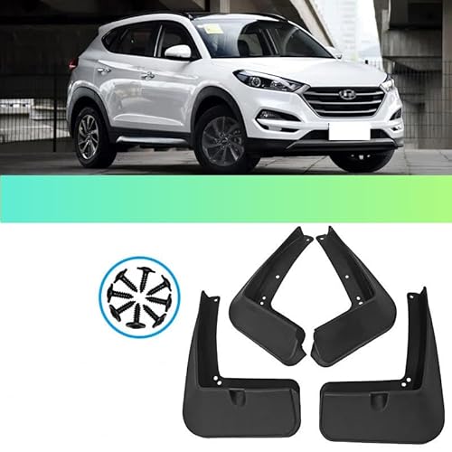 Auto Fender für Hyundai Tucson 2015-2020, Auto Schmutzfänger Auto Mudguard Schlammklappen Kotflügel Spritzschutz Autozubehör von SANNIS