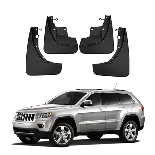 Auto Fender für Jeep Grand Cherokee 2011-2021, Auto Schmutzfänger Auto Mudguard Schlammklappen Kotflügel Spritzschutz Autozubehör von SANNIS