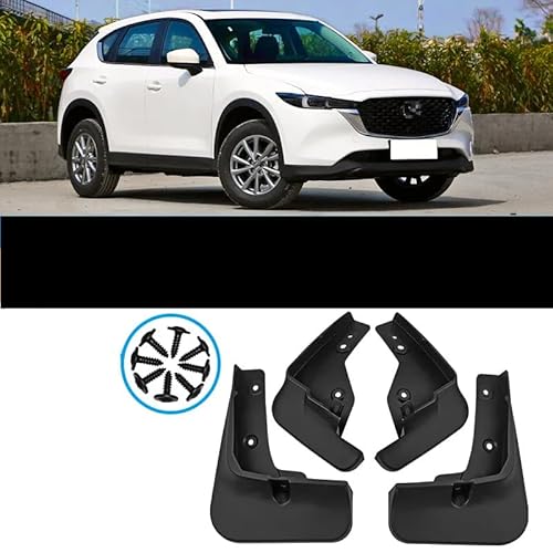 Auto Fender für Mazda CX-5 2022, Auto Schmutzfänger Auto Mudguard Schlammklappen Kotflügel Spritzschutz Autozubehör von SANNIS