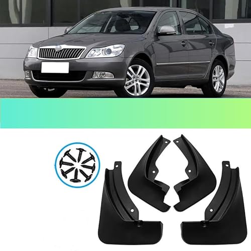 Auto Fender für Skoda Octavia 2014-2016, Auto Schmutzfänger Auto Mudguard Schlammklappen Kotflügel Spritzschutz Autozubehör von SANNIS