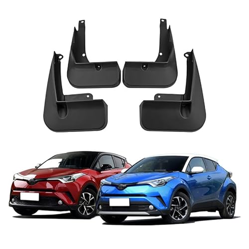 Auto Fender für Toyota C-HR IZOA 2017-2023, Auto Schmutzfänger Auto Mudguard Schlammklappen Kotflügel Spritzschutz Autozubehör von SANNIS